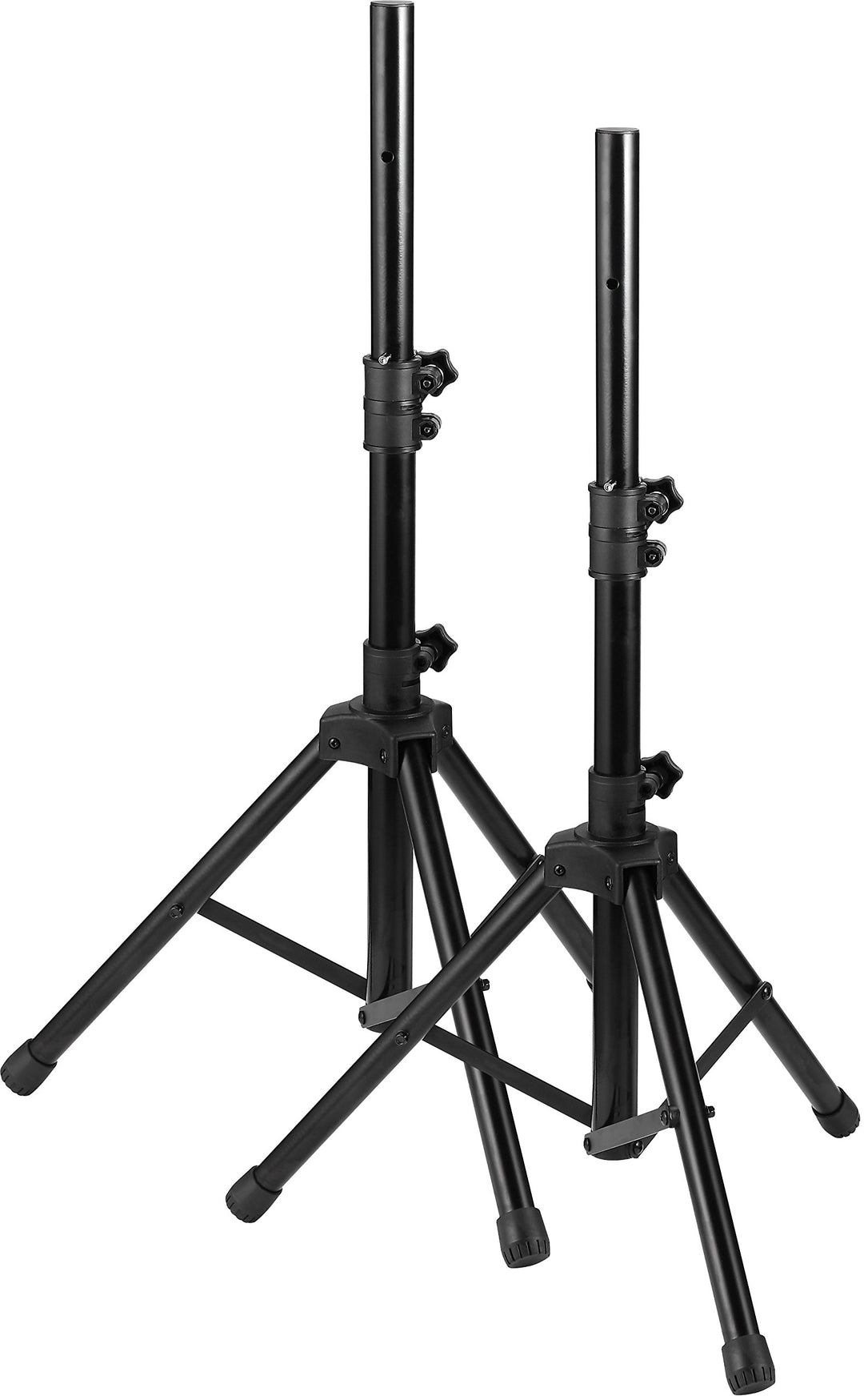 Ibiza - SS01B-MINI - 2 Lautsprecherständer aus Aluminium, max. 1,20 m und 30 kg - Inklusive Tragetas