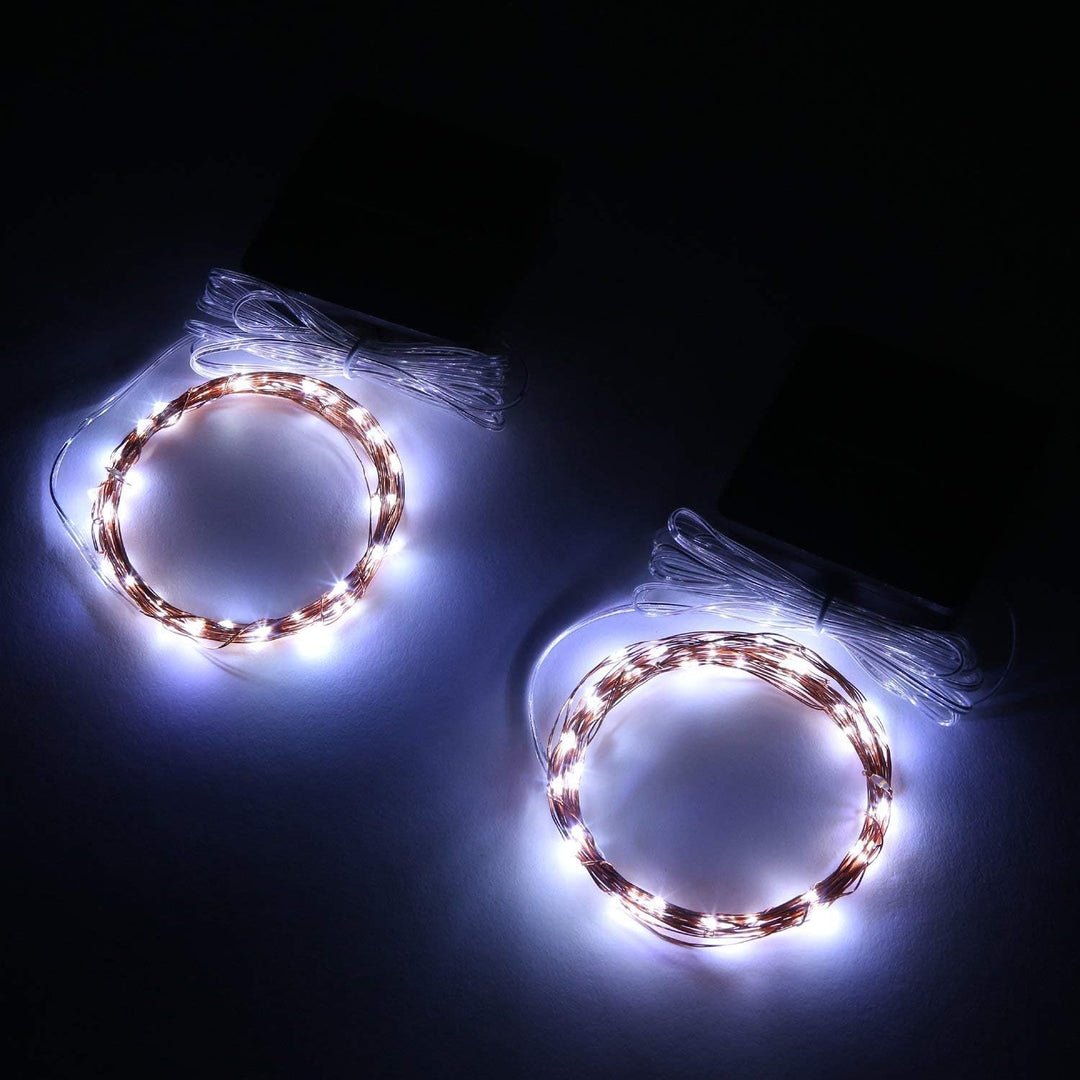 Topfashion+ Solar Mini Teeny winzige Lichter, Sternen String Licht für Garten Fee, Baum, Geländer, A
