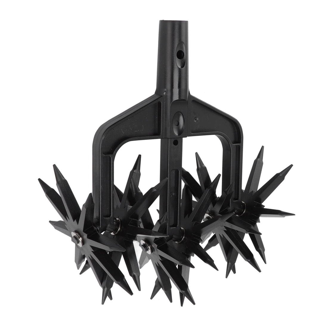 Folanda Kreiselgrubber, Abnehmbares Gartenboden-Vertikutierer-Set, Einstellbarer, Verschleissfester
