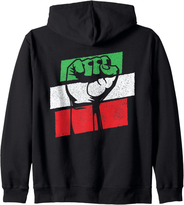Women Life Freedom Support Iran women rights retro Kapuzenjacke