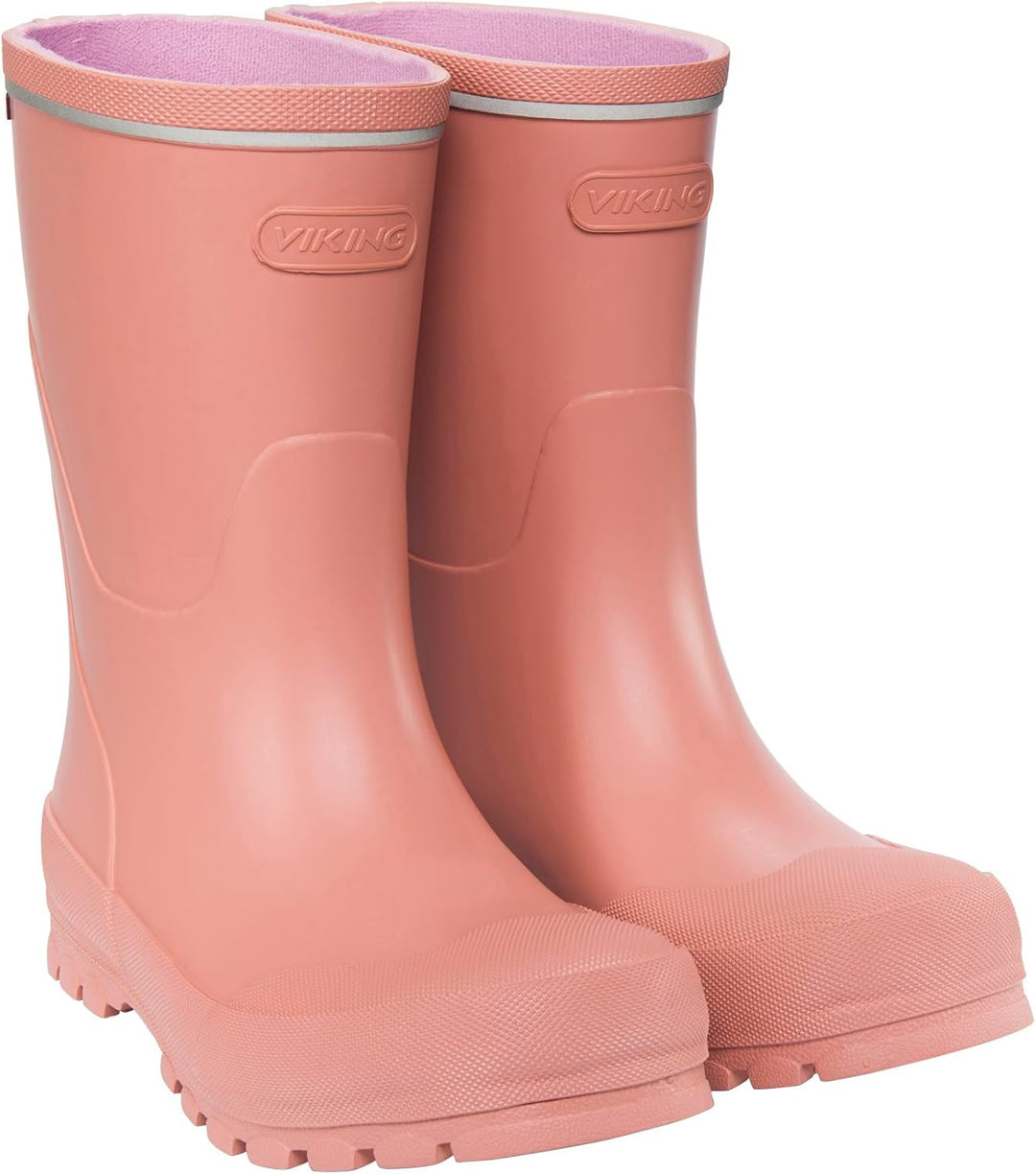 Viking Jolly Gummistiefel Unisex Kinder Light Pink 22 EU, Light Pink 22 EU
