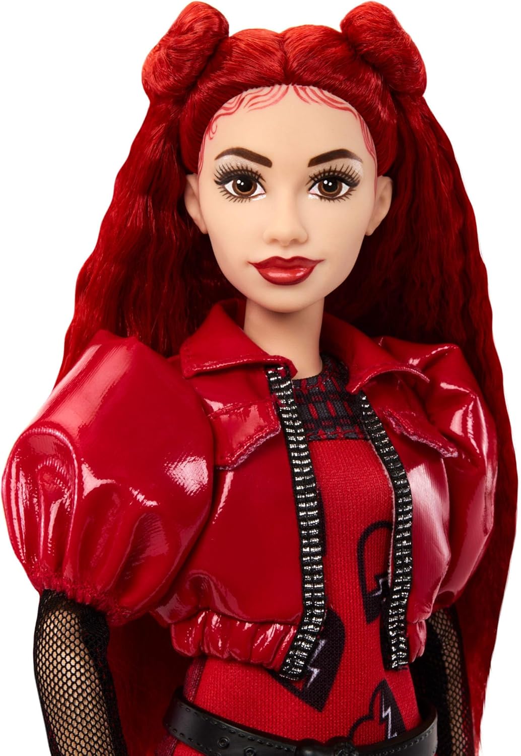 Mattel Disney Descendants: The Rise of Red Modepuppe und Accessoires – Red, Tochter der Herzkönigin