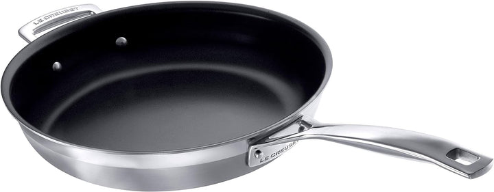 Le Creuset 3-Ply Edelstahl 24 cm und 28 cm Antihaftpfannen Zweierset, 53801000000000