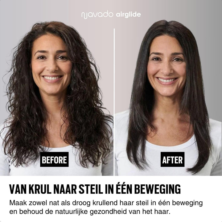 Airglide Airstraight - Glätteisen Wet-to-Dry - Haartrockner &amp; Haarglätter 2-in-1 - Coldshot - Altern
