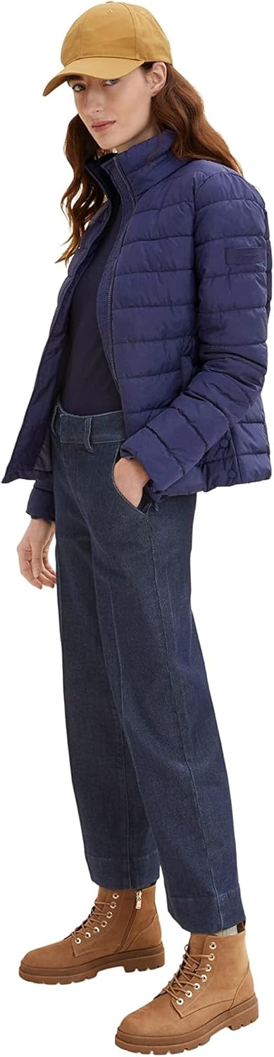 TOM TAILOR Damen lightweight quilted jacket M 11331 - Atlantic Ocean Blue, M 11331 - Atlantic Ocean