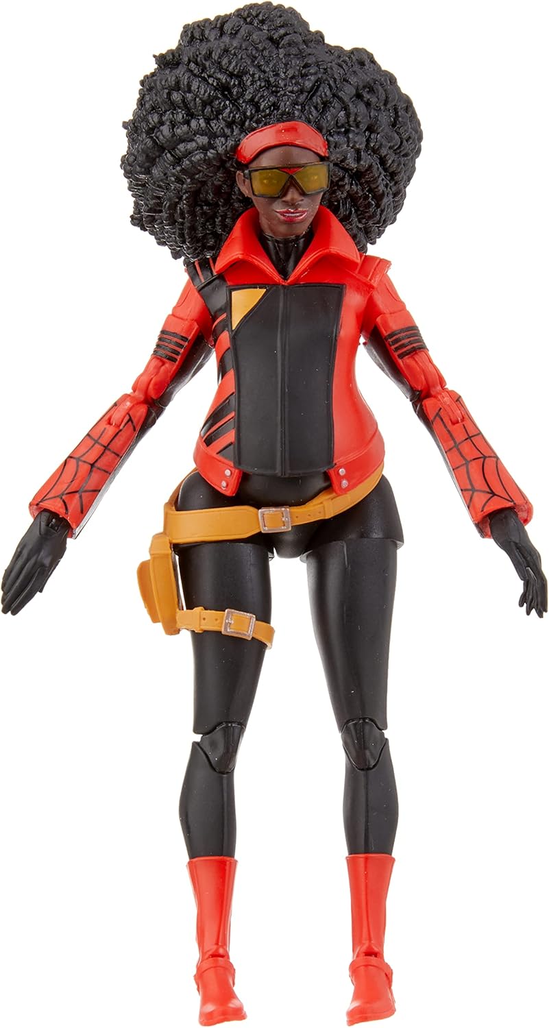Spider-Man Marvel Legends Series Across The Verse (Part One) 15 cm grosse Jessica Drew Figur, 2 Acce