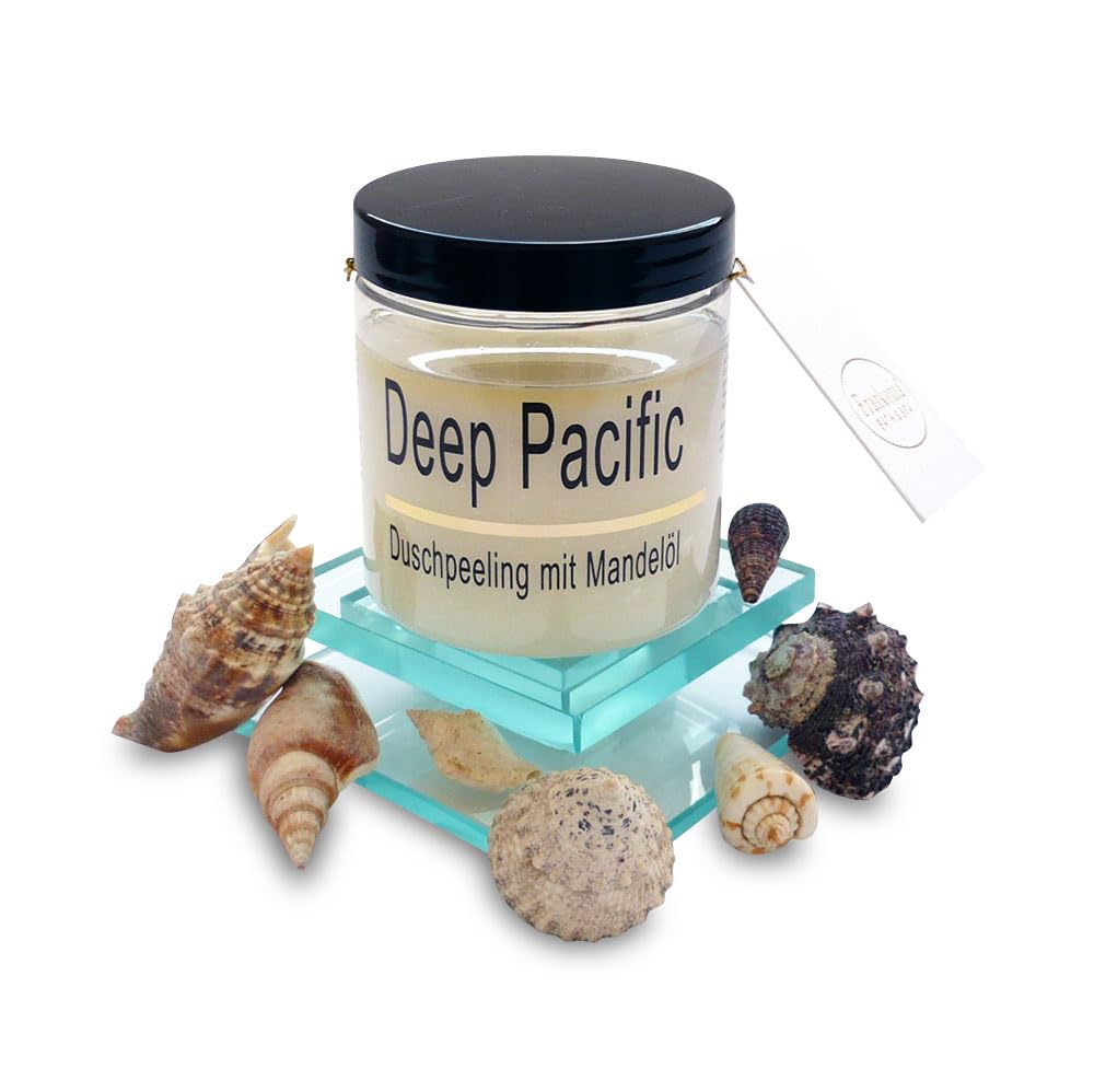Körperpeeling 320g – vegan – Rich Body Scrub – Duschpeeling – feines Kristallsalz – viel Mandelöl –
