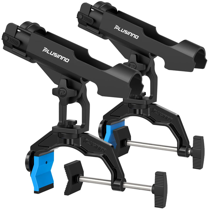PLUSINNO Angelrutenhalter für Boote, mit vergrösserter Klemme, innovatives doppeltes V-Design, passe