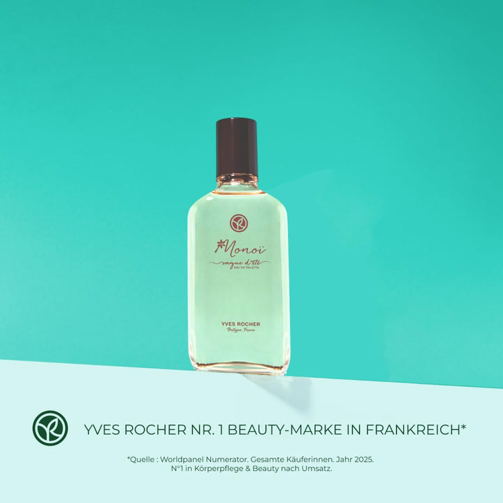 Yves Rocher Monoï Körperpeeling-Öl strahlende Bräune, Exotische Pflege für Ihre Haut, 1 x Flacon 150