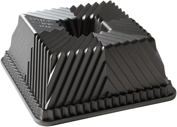 Nordic Ware Backform Bundt Squared Pan Aluminium Gold, 20,3cm x 20,3cm, NW 80577, Gold