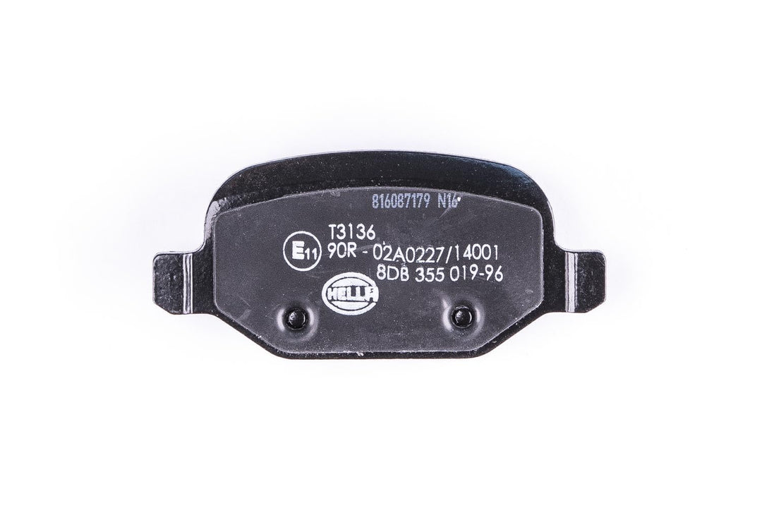 HELLA PAGID 8DB 355 019-961 Bremsbelagsatz - T3136 - Dicke/Stärke: 17.2mm - Bremssystem: Lucas - mit