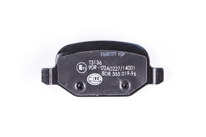 HELLA PAGID 8DB 355 019-961 Bremsbelagsatz - T3136 - Dicke/Stärke: 17.2mm - Bremssystem: Lucas - mit
