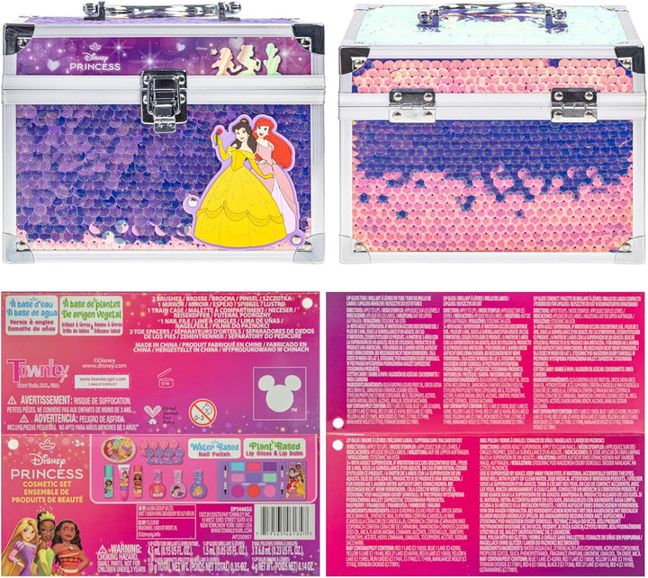 Disney-girls zugset mit schönheitskuch, mädel mit make-up für kinder, echte wasche-uniformen, die pa