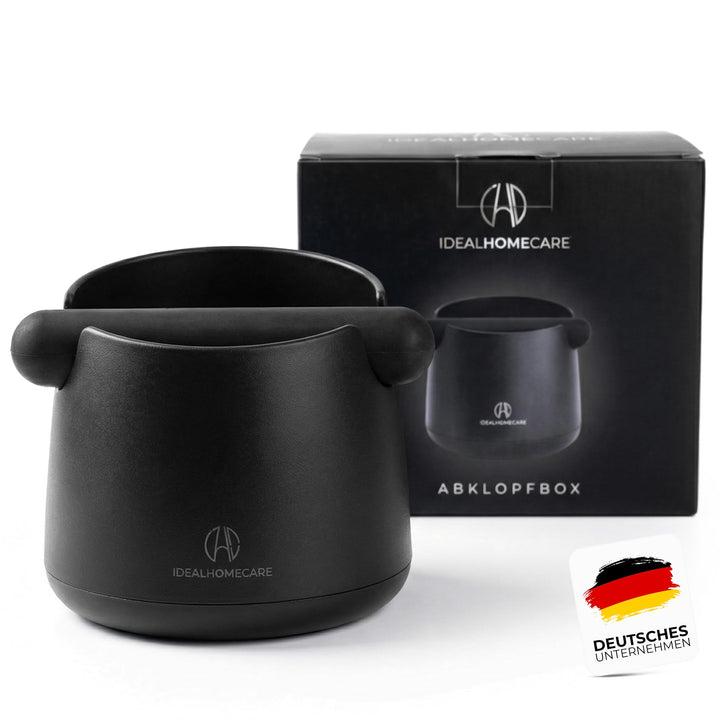 Abklopfbehälter für Siebträger – Espresso Knock Box geräuscharm mit rutschfestem Stand