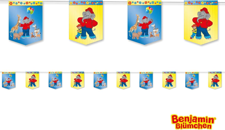Benjamin Blümchen Dekoset Servietten, Wimpelkette, Konfetti und Ballons // Dekoset * Benjamin Blümch