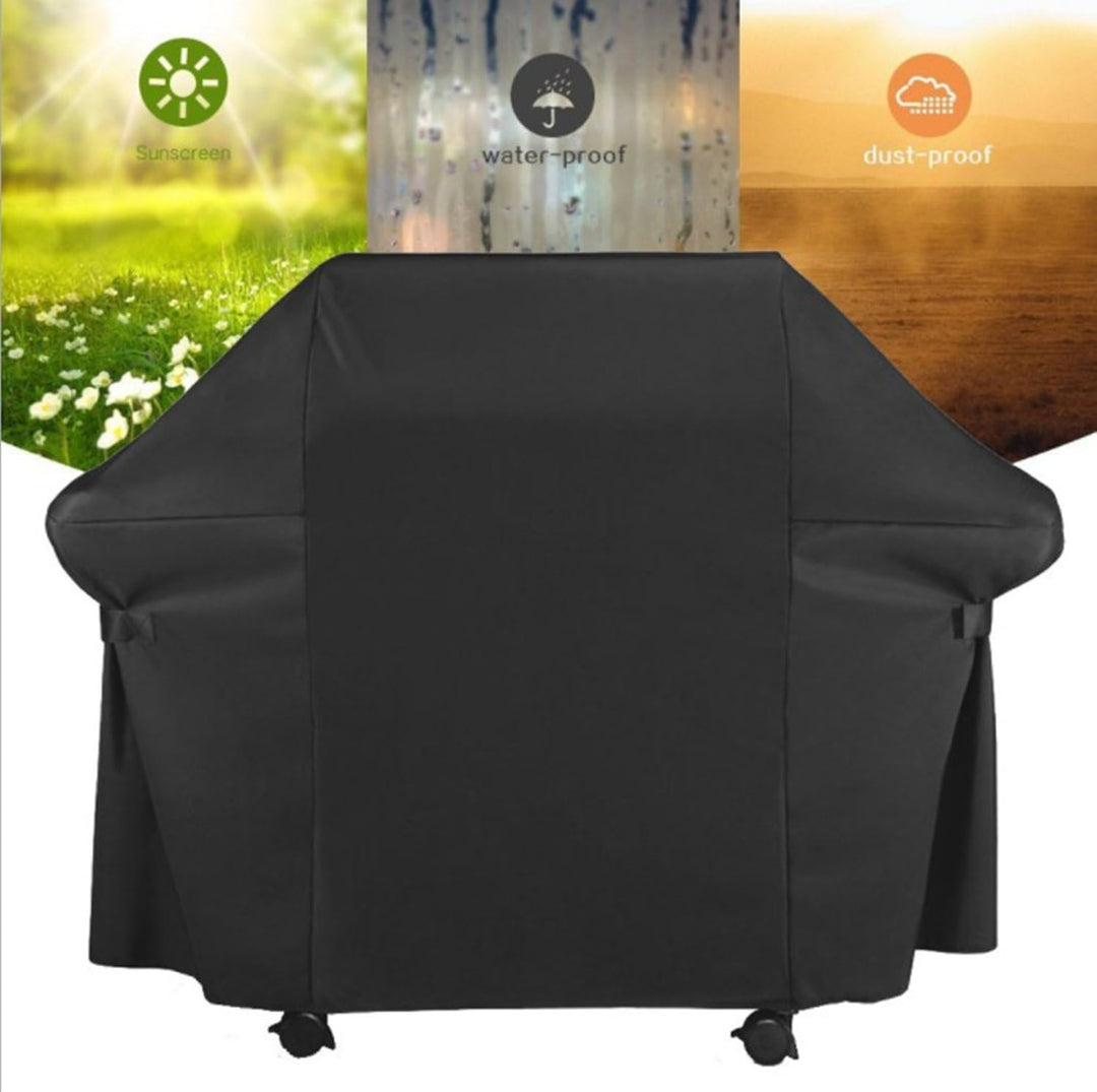 HONGCI Grill Abdeckhaube, 600D Oxford-Gewebe Grillabdeckung Wasserdicht BBQ Cover Schutzhuelle Haube