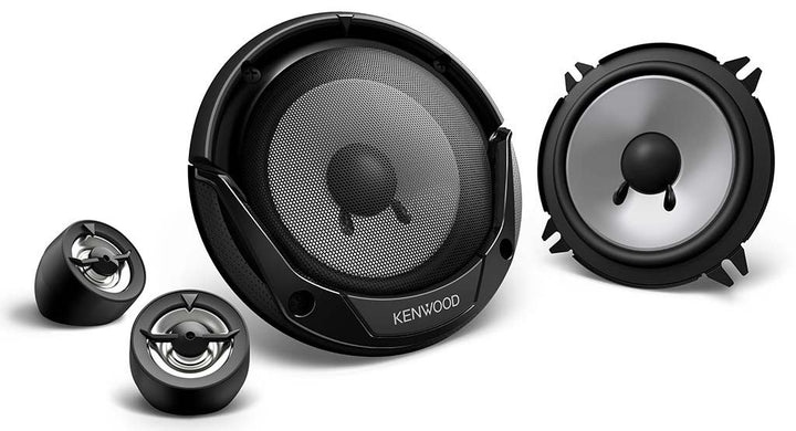 Kenwood KFC-E130P 130mm 2-Wege-Kompontensystem mit Tieftonkonus (250 Watt Spitzenbelastbarkeit)