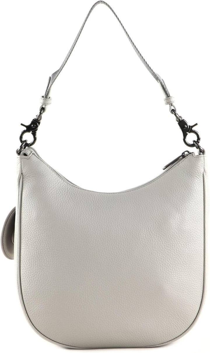 Mandarina Duck Damen Mellow Leather Handtasche Pearl, Pearl