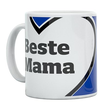 HSV Fanartikel HSV Tasse Beste Mama Herz