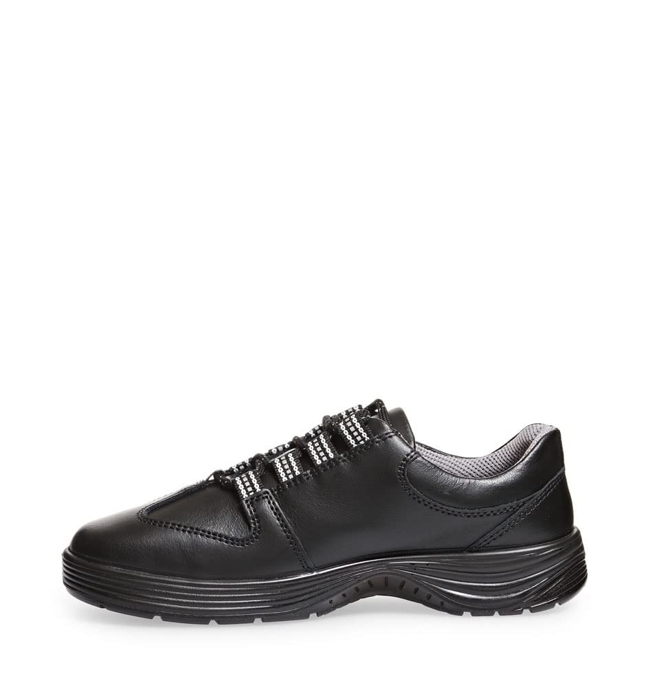 Abeba Halbschuh 711138 - X-Light Glattleder schwarz, 42 EU, 42 EU