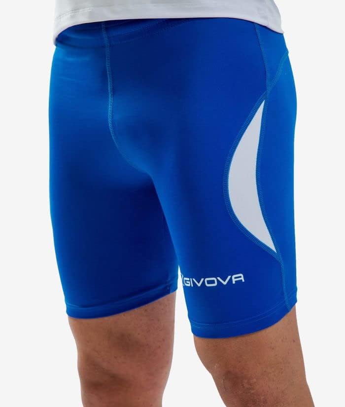 Givova Herren Kurze Laufhosen Hose M Blau, M Blau