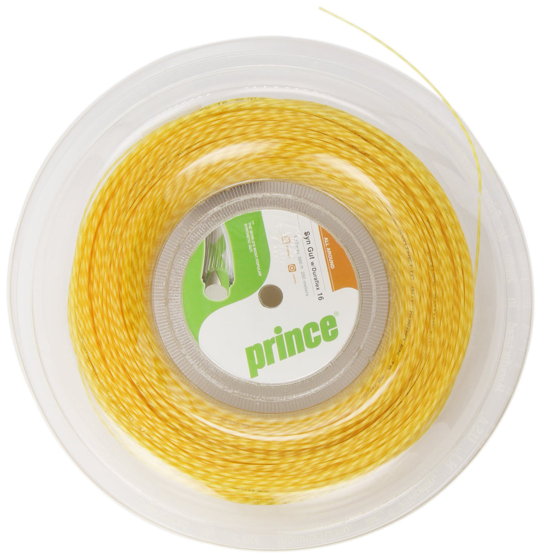 Prince Tennisschlägersaiten Tennis Mehrfarbig Durchmesser 1,30 mm gold, 1,30 mm gold