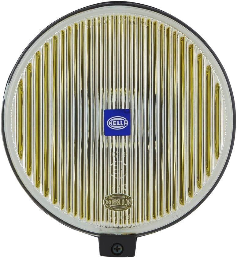 HELLA - Halogen-Nebelscheinwerfer - Comet 500 - 12V - rund - Anbau - gelbe Streuscheibe - Lichtschei