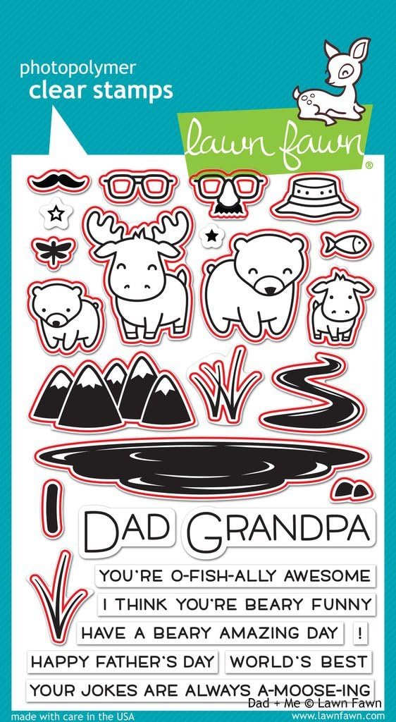 Lawn Fawn Custom Craft Dies - Dad + Me dies by Lawn Fawn