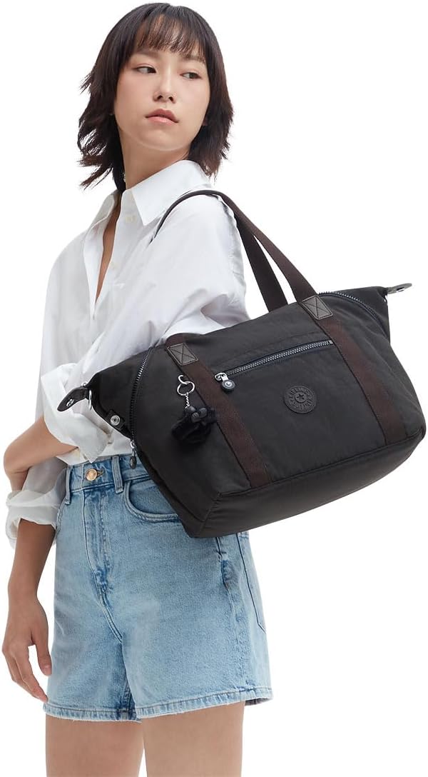 Kipling ART Mittelgrosse Tragetasche Black Noir, Black Noir