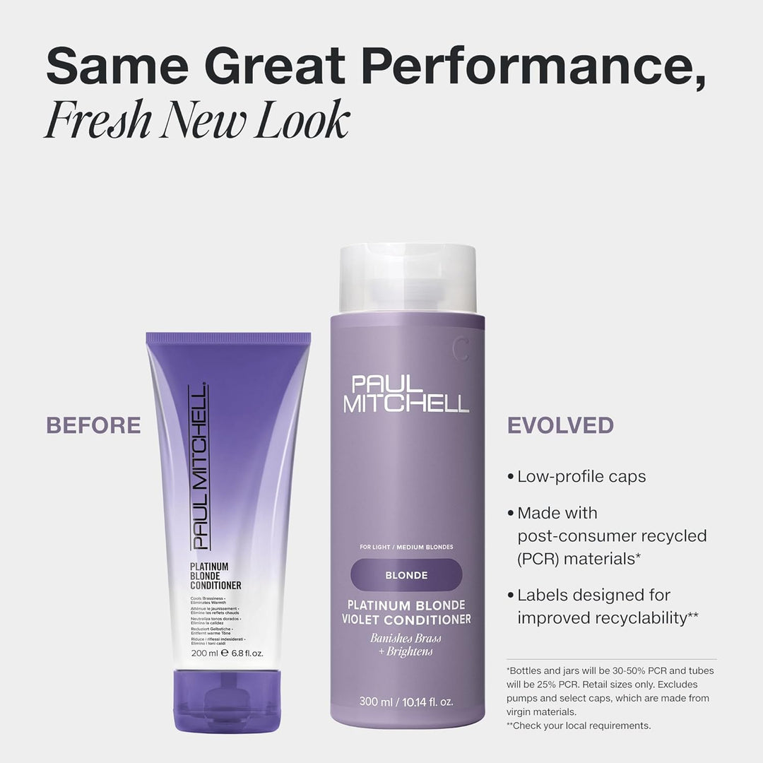 Paul Mitchell 110134 Platinum Blonde Conditioner - Violett Pflege-Spülung für blondes, graues oder w