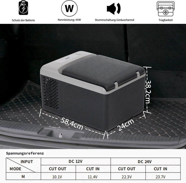 Alpicool C9PT 9L Kühlbox 12v Mini Kühlschrank Elektrische Kompressor Auto kühlschrank Camping Gefrie