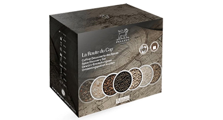 PEUGEOT Premium-Pfeffer-Multipack - Kampot Black & Red, Voatsiperifery, Fresh Blend - Herkunft: Kamb