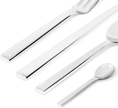 Alessi Santiago DC05S24 - Design Besteck-set aus Edelstahl, poliert, 24-teilig