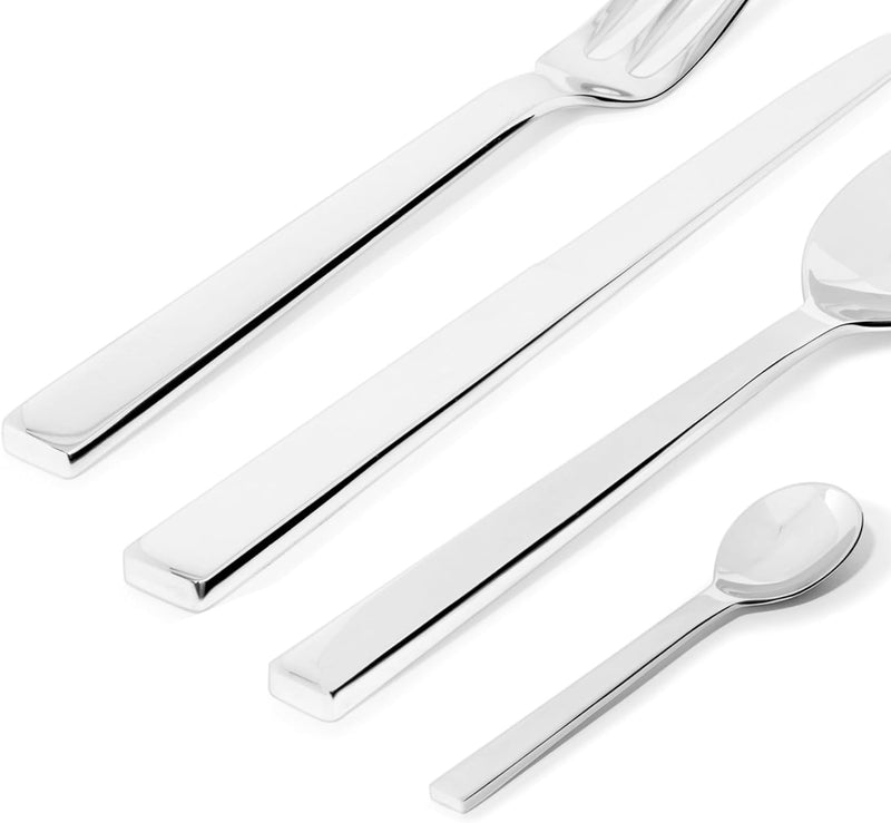 Alessi Santiago DC05S24 - Design Besteck-set aus Edelstahl, poliert, 24-teilig