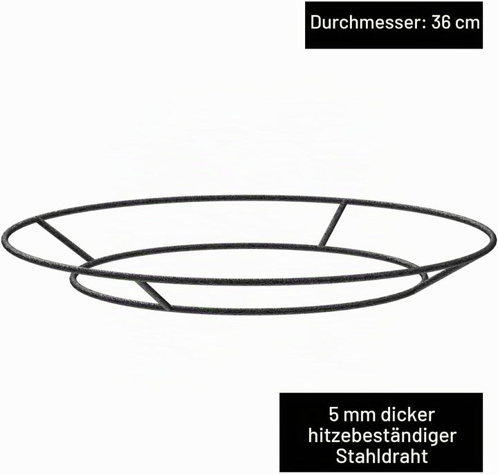 Barbecook Wok- und Dutch-Ofen-Halter Dynamic Centre mit 36 cm Durchmesser aus hitzebeständigem Stahl