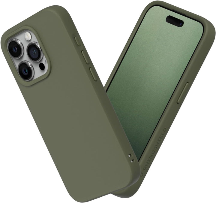 RhinoShield Case kompatibel mit [iPhone 15 Pro] | SolidSuit - Stossdämpfende & schlanke Schutzhülle