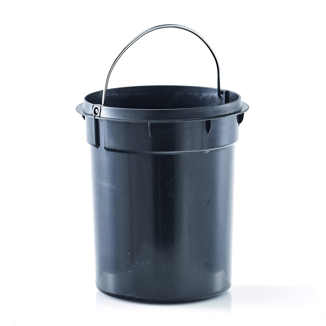 Zeller 18561 Treteimer, 3 Liter, Bamboodekor, Metall ø17 x 26 cm