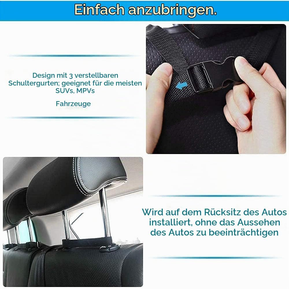 MEISHANG Auto Kofferraum Organizer, Aufbewahrungstasche, Kofferraumtasche, Autoorganisator, Autositz
