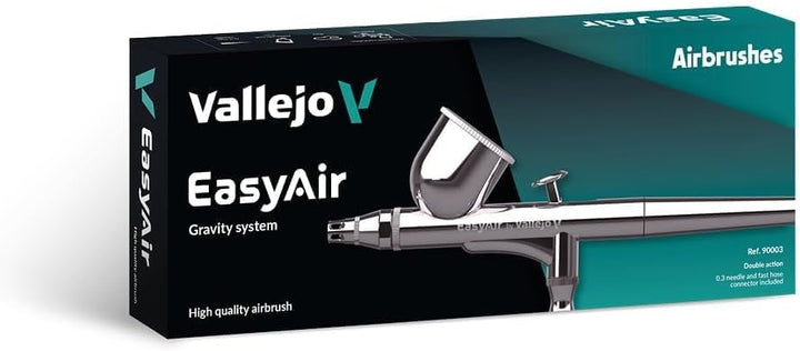 Vallejo EasyAir Airbrush mit doppelter Wirkung, ideal für Modellbau und Airbrush, schwimmende Düse 0