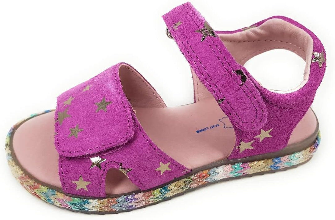 Richter Kinderschuhe Mädchen Halbschuhe Klett Sandale Rosa Freizeit 28 EU 3310 Rosette, 28 EU 3310 R