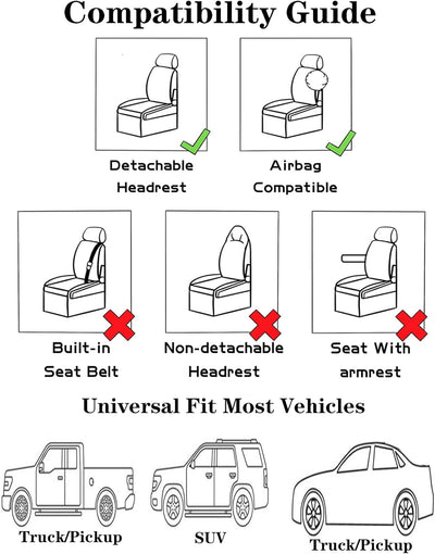 DISDADA Universal AutositzbezüGe Leder, Sitzbezug Auto Vordersitze 2er Set, Atmungsaktive Gewebte Ei