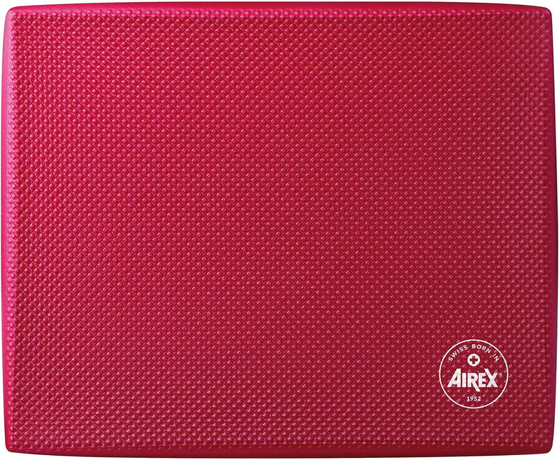 Airex Balance-Pad Cloud Ruby Red Trainingskissen, sehr weicher Sportschaum, 50 x 41 x 6 cm