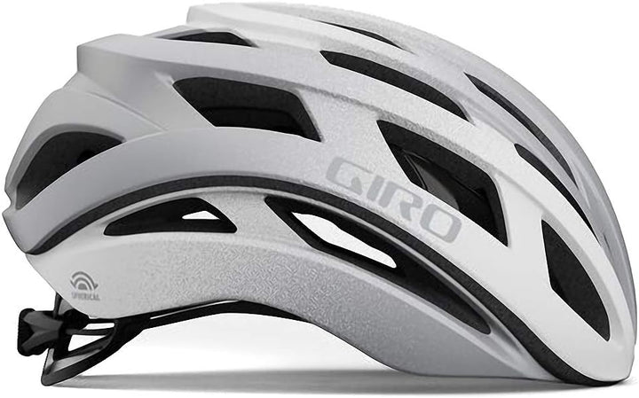 Giro Herren Helios Spherical Helm L Matte White/Silver Fade 22, L Matte White/Silver Fade 22