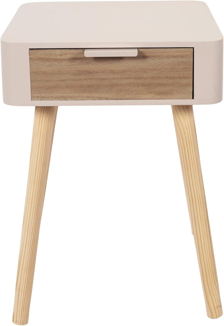 CMP Paris Bedside Table Two-Colour 48 x 40 x 35 cm Pink