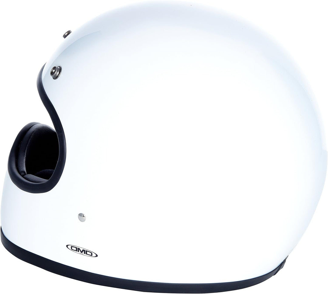 DMD Racer Motorradhelm, Weiss
