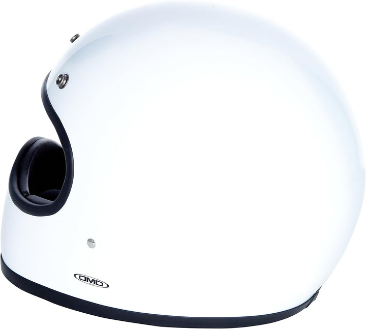 DMD Racer Motorradhelm, Weiss