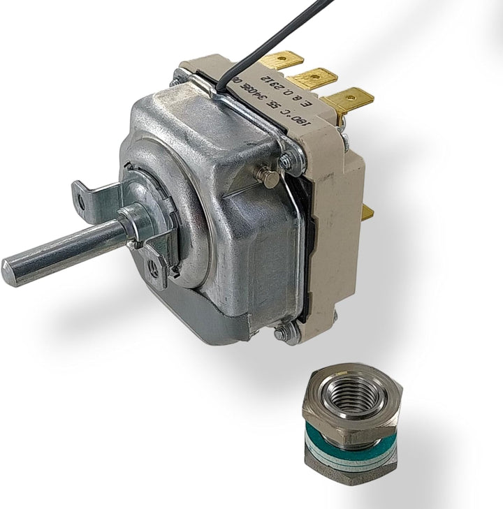 DL-pro Thermostat 95-180° für EGO 55.34035.080 5534035080 mit Stopfbuchse für Fritteuse