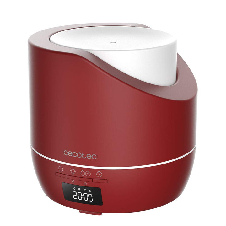 Cecotec PureAroma 500 Smart Granat Aroma Diffusor. Kapazität 500ml, LED-Anzeige, 12h Timer, Wecker,