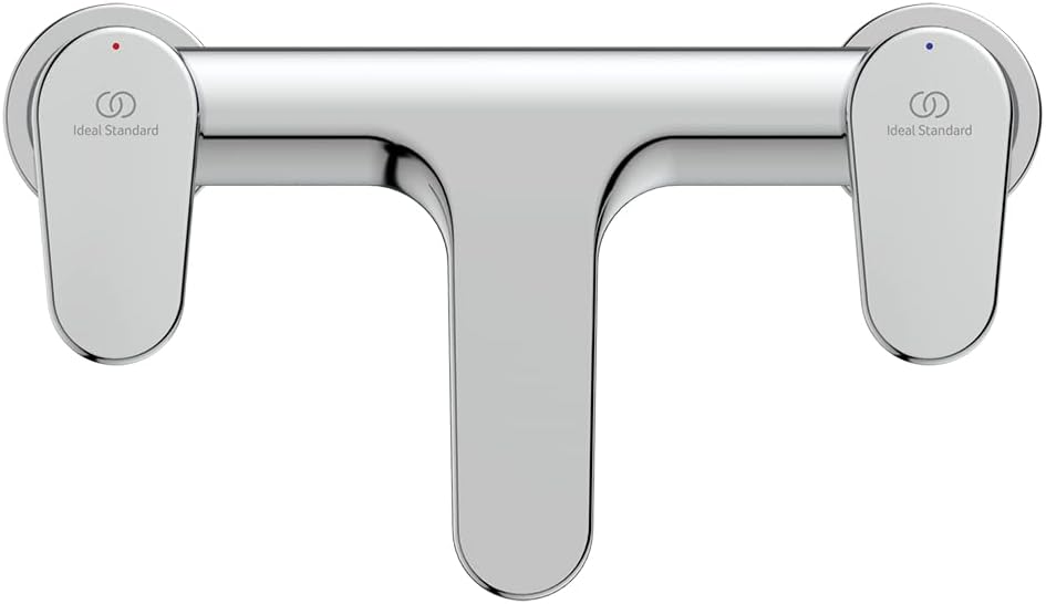 Ideal Standard BC707AA Cerafin O Badewanneneinlauf, Chrome, Dual Control Bath Filler, Dual Control B