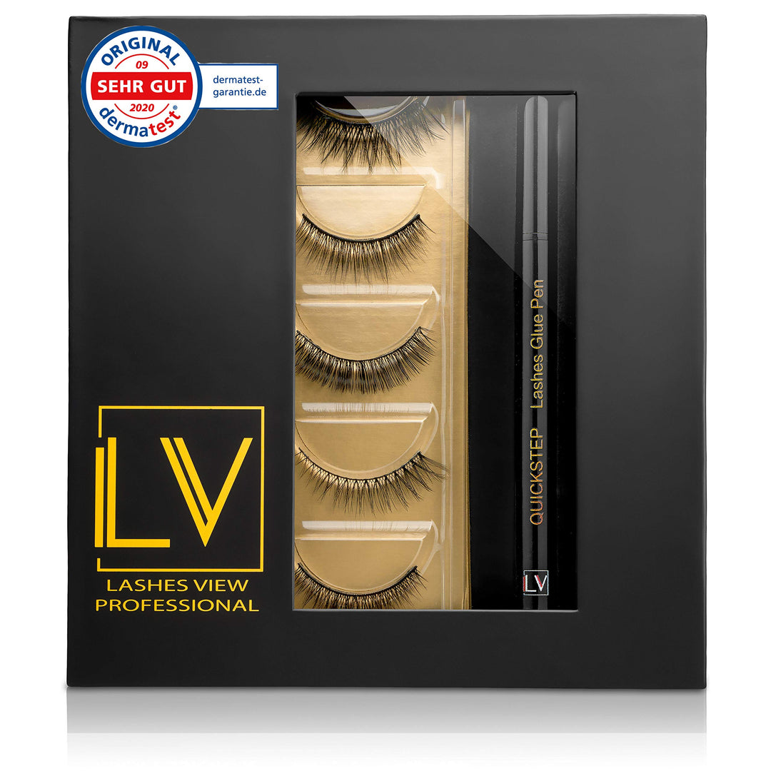 Quickstep Wimpern, Natural-MIX-Set, Keine Magnete! Revolution im Lasheszeitalter. Bestsellerbox - SE